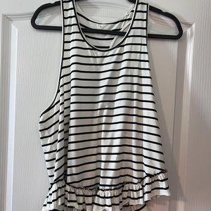kate spade ♠️ ruffle tank top NWT
